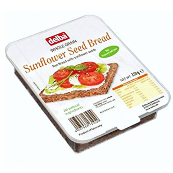 Delba Sunflower Seed Bread, 250g