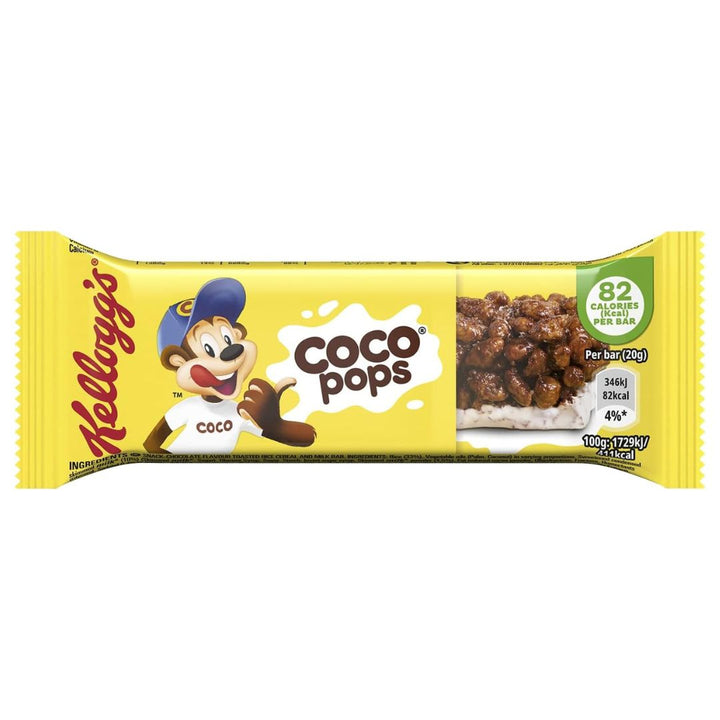 Kellogg's Coco Pops Milk Cereal Bar, 20g