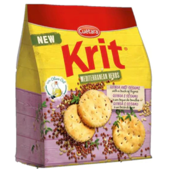 Cuetara Krit Salted Semillas Quinoa Cracker Biscuits, 150g