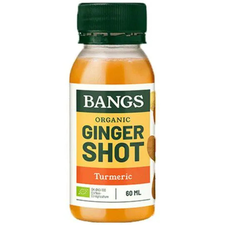 Bangs Organic Turmeric Ginger Shot, 60ml