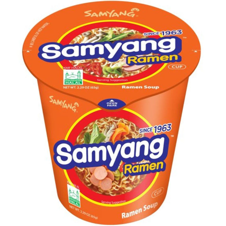 Samyang Ramen Korean Noodle Soup Cup, 65g