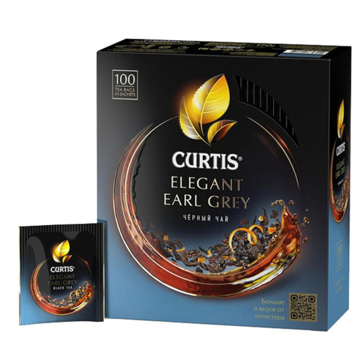 Curtis Elegant Earl Grey Black Tea, 100 Tea Bags