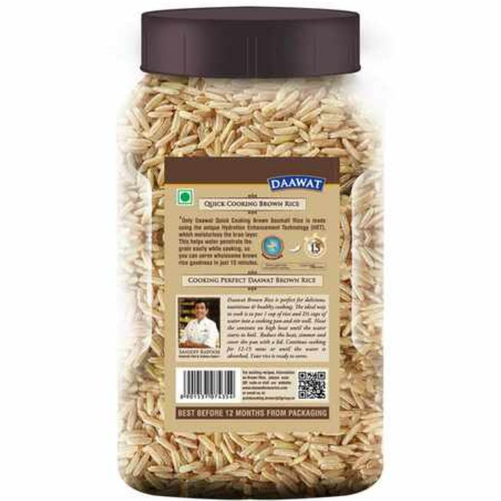 Daawat Quick Cooking Brown Basmati Rice, 1kg