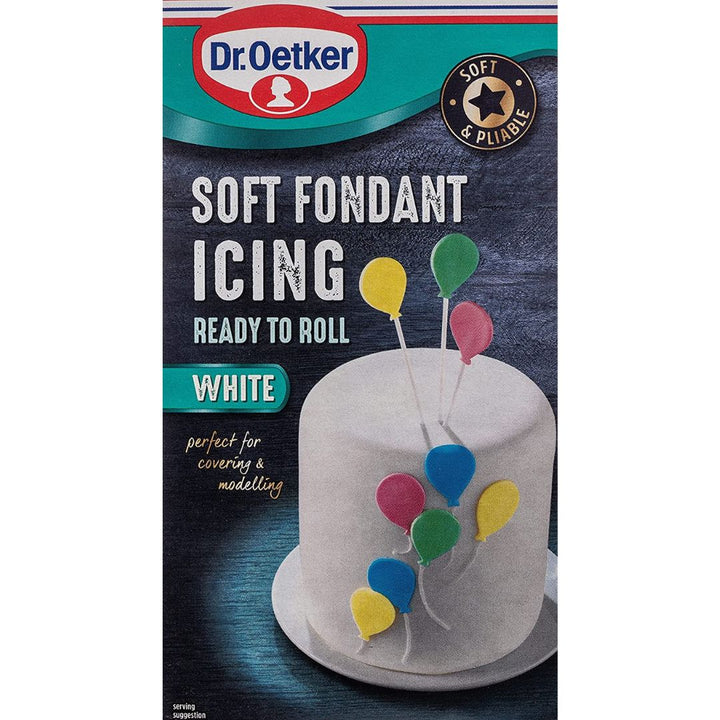 Dr.Oetker Ready To Roll Soft Fondant Icing - White, 454g