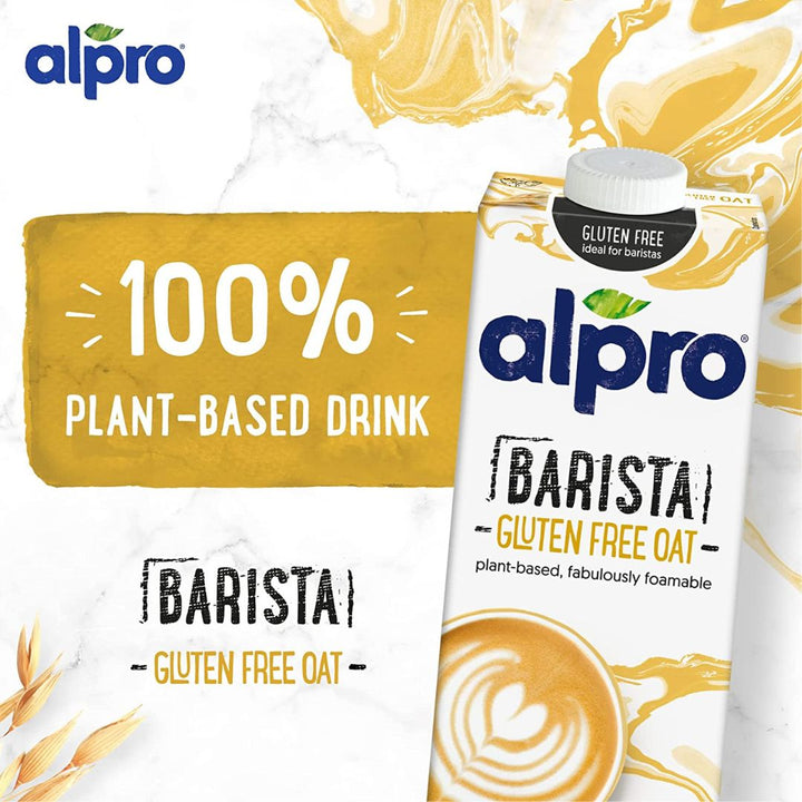 Alpro Barista Oat Drink Barista for Professionals Gluten Free, 1L