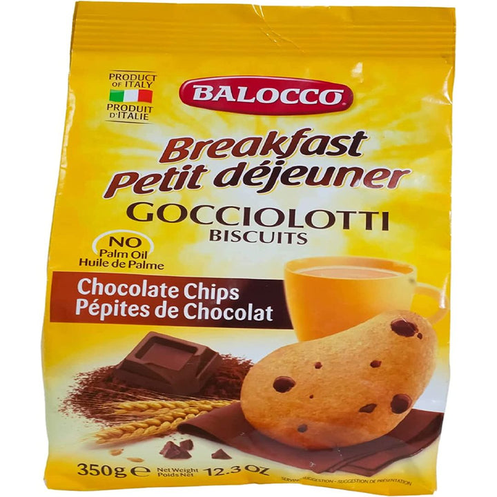 Balocco Breakfast Petit Dejeunei Gocciolotti Biscuits, 350g