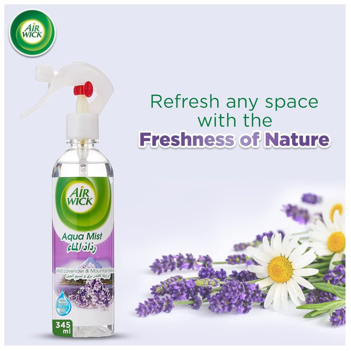 Air Wick Air Freshener Aquamist Wild Lavender And Mountain Breeze, 345ml