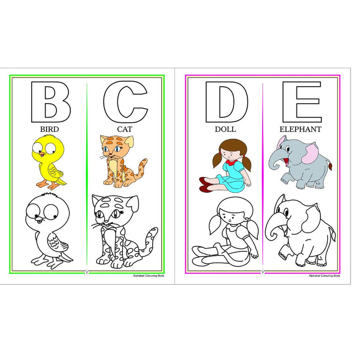 Alphabet Colouring Book