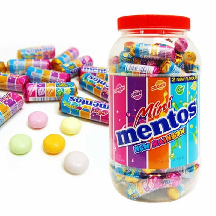 Mini Mentos Rainbow Chewy Candy Gum, 35x10g