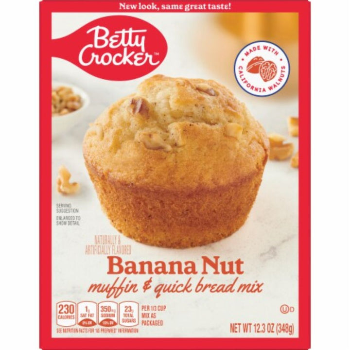 Betty Crocker Banana Nut Muffin and Quick Bread Mix, 479g