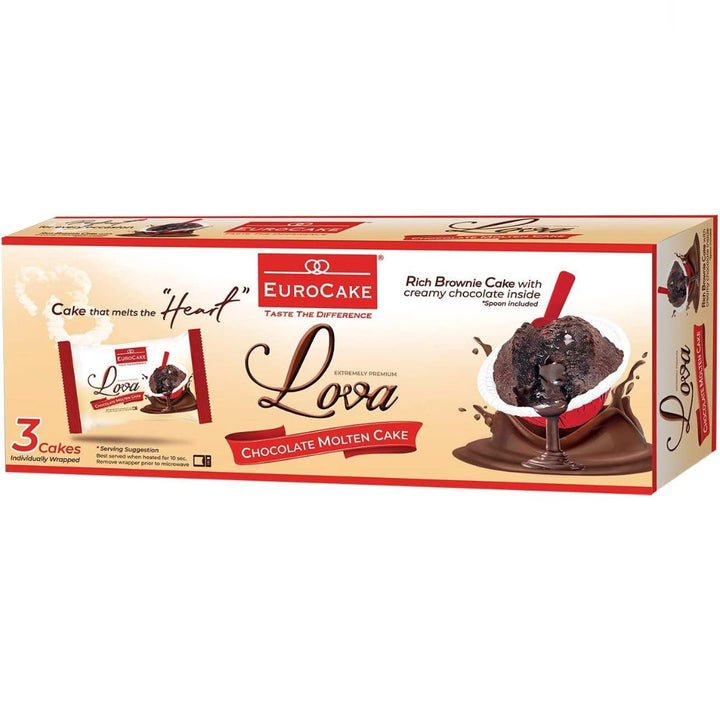 Eurocake Lova Chocolate Molten Cake, 165g