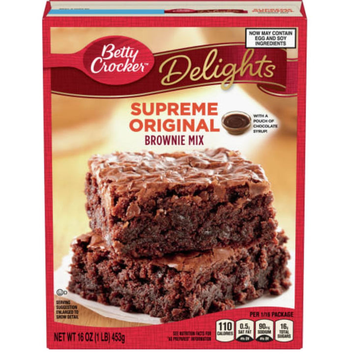 Betty Crocke Supreme Original Brownie Mix, 453g