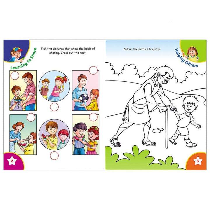 1st Activity Good Habits Book - English, 3+