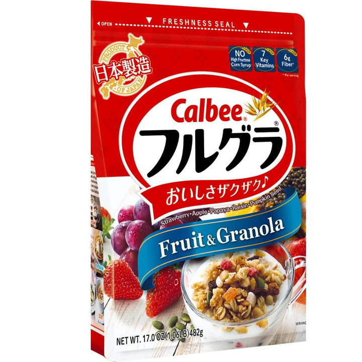 Calbee Frugra Fruits & Granola, 482g