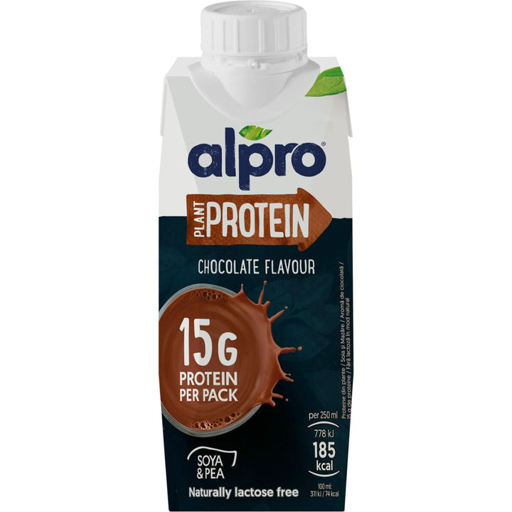 Alpro Plant Protein Chocolate Flavoured Soya Drink, 250ml