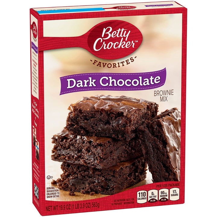 Betty Crocker Dark Chocolate Brownie Mix, 564g