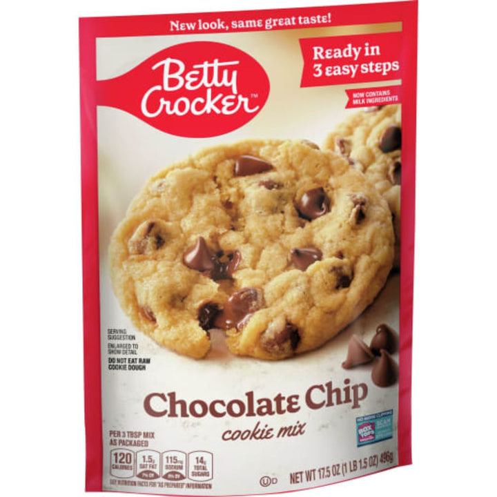 Betty Crocker Chocolate Chip Cookie Mix, 496g