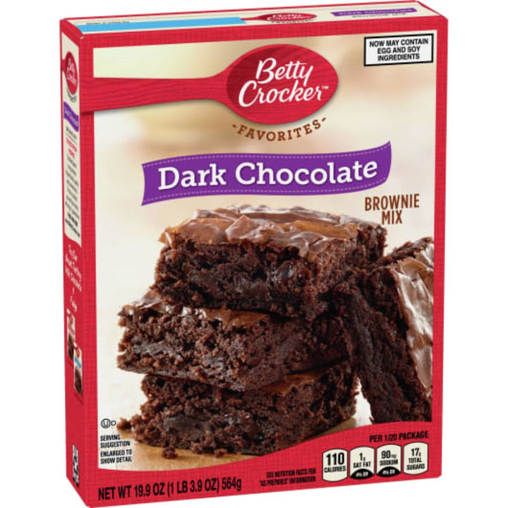 Betty Crocker Dark Chocolate Brownie Mix, 564g