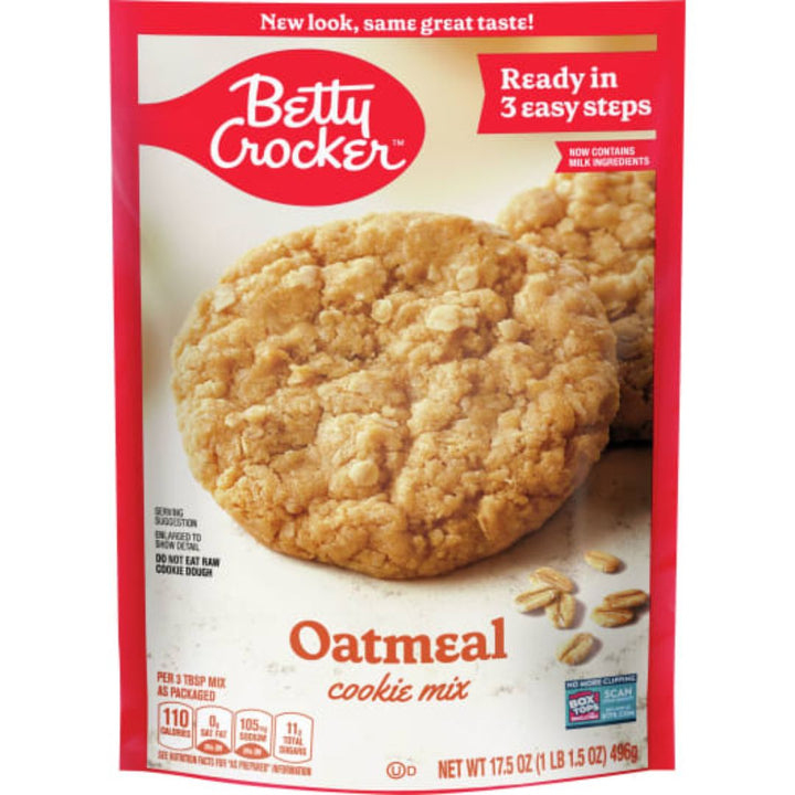 Betty Crocker Oatmeal Cookie Mix, 496g