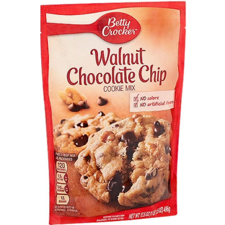 Betty Crocker Walnut Chocolate Chip, Cookie Mix, 496g