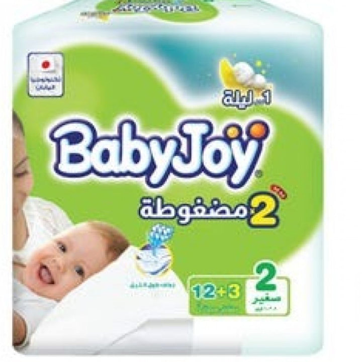 Baby Joy Size 2, (3.5 to 7kg), 12+3 Diapers