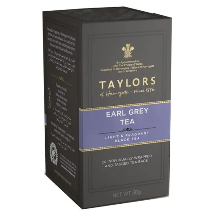 Taylors Earl Grey Tea 20 Tea Bags, 50g