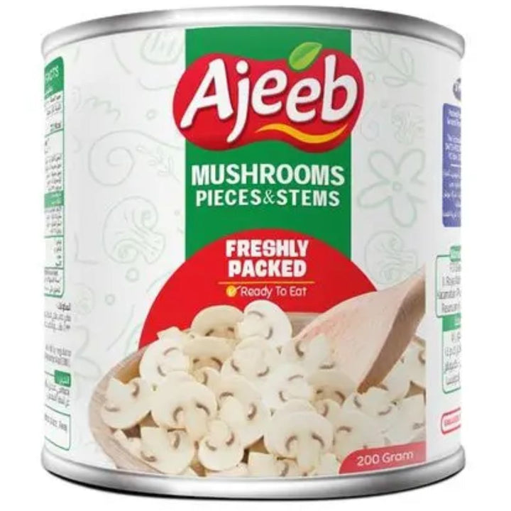 Ajeeb Mushrooms Pieces & Stems, 200g