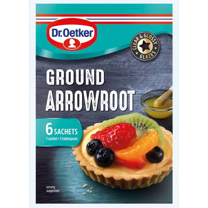 Dr. Oetker Ground Arrowroot Sachets, 6 x 8g