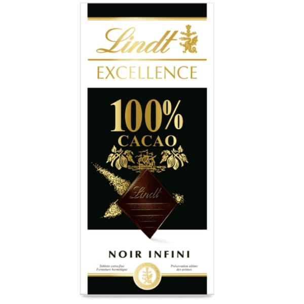 Lindt Excellence Infinite Dark 100%, 50g