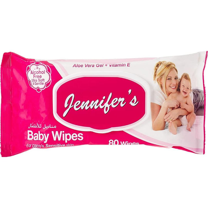 Jennifer's Baby Wipes, 80 PCS