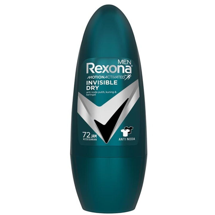 Rexona Men Deodorant Anti-Perspirant Invisible Dry Roll On, 45ml