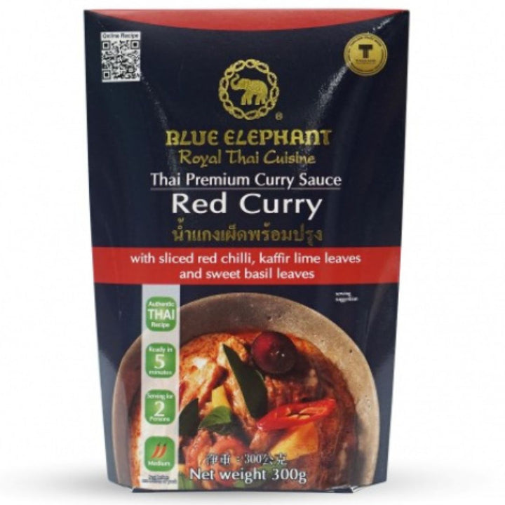 Blue Elephant Thai Premium Red Curry Sauce, 300g