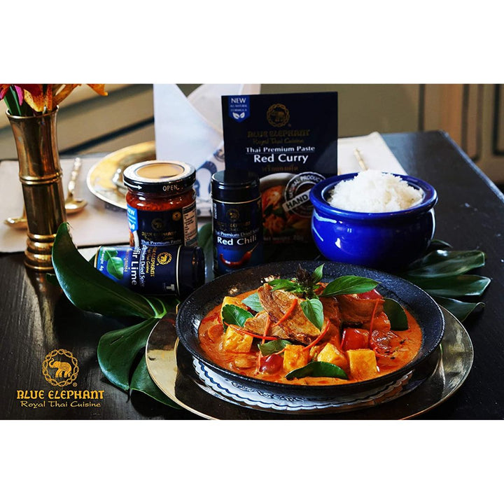 Blue Elephant Thai Premium Red Curry Sauce, 300g