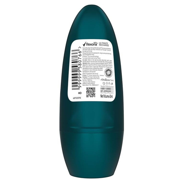 Rexona Men Deodorant Anti-Perspirant Ultra Recharge Roll On, 50ml