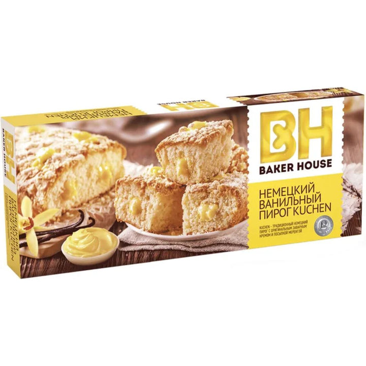 Baker House German Vanilla Kuchen Sponge Cake, 350g