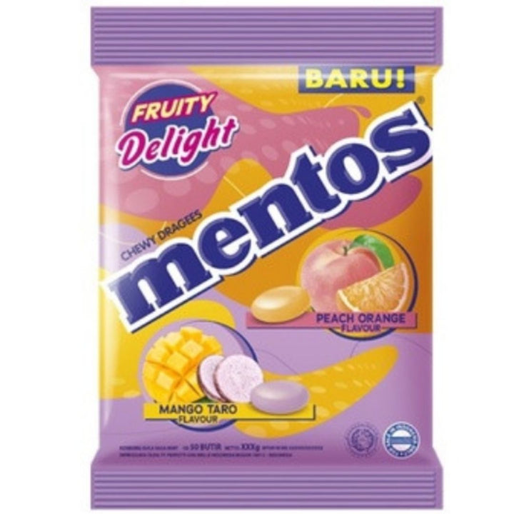 Mentos Candy Fruit Delight Bag, 121.5g