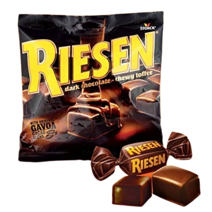 Riesen Dark Chocolate Chewy Toffee, 150g