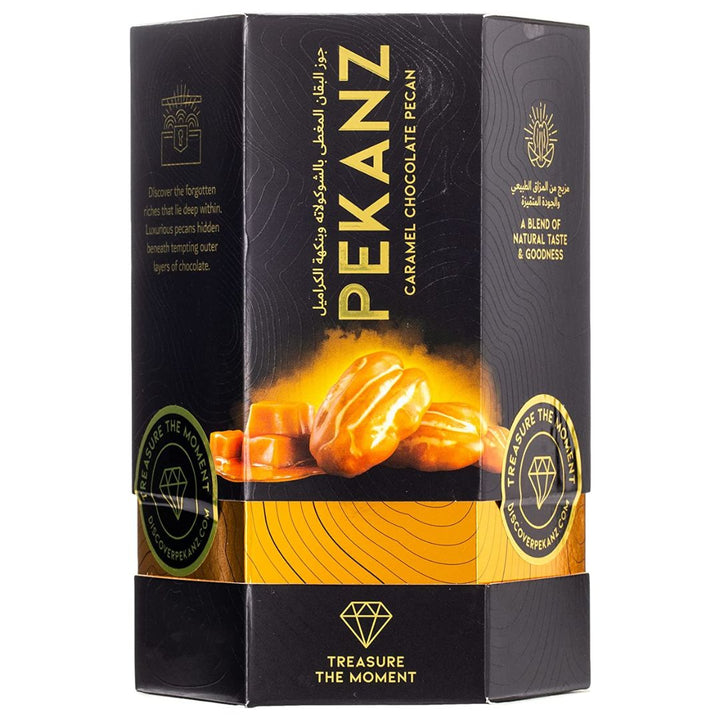 Pekanz Pecan Coated with Caramel Chocolate Box, 150g