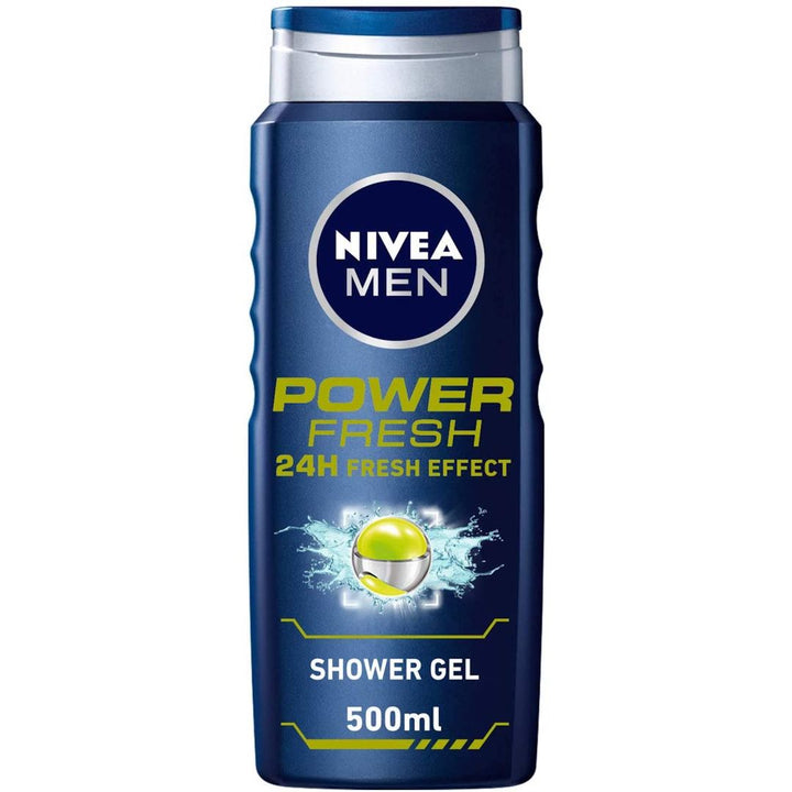 Nivea Men Power Fresh Shower Gel, 500ml