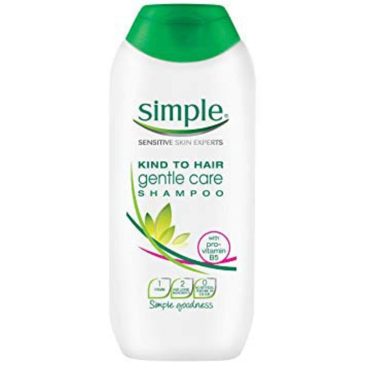 Simple Kind to Hair Gentle Care Shampoo with Pro-Vitamin B5, 200ml