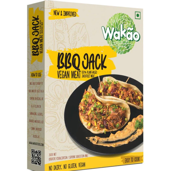 Wakao BBQ Jack 100% Natural & Mock Meat, 300g