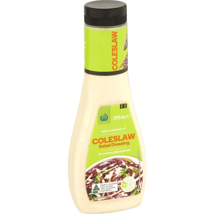 Woolworths Dressing Coleslaw, 290ml