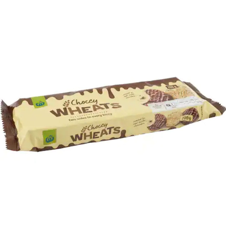 Woolworths Choccy Wheats Biscuit, 200g