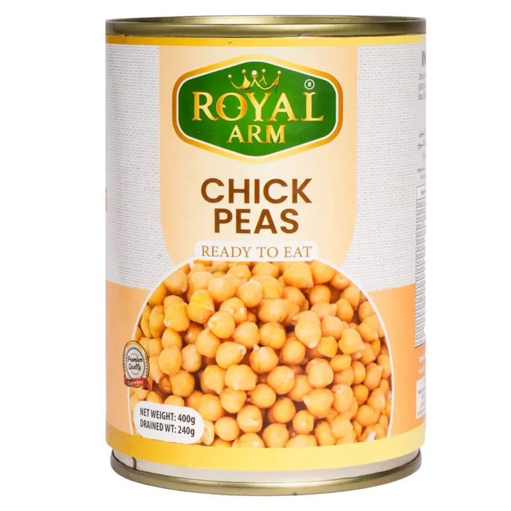 Royal Arm Ready To Eat Chick Peas, 400g