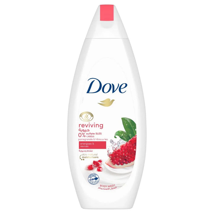 Dove Rejuvenating Body Wash Energizes & Revives Skin Pomegranate and Hibiscus Tea, 250ml