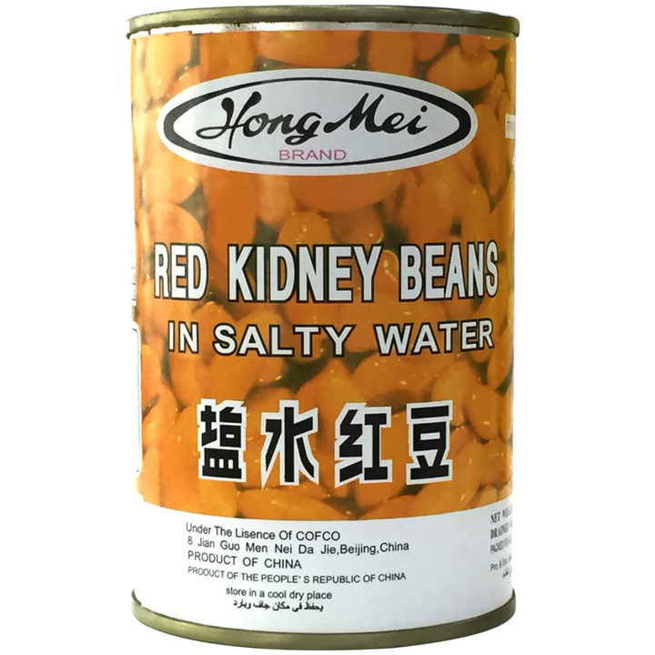 Hong Mei Red Kidney Beans in Salty Water, 400g