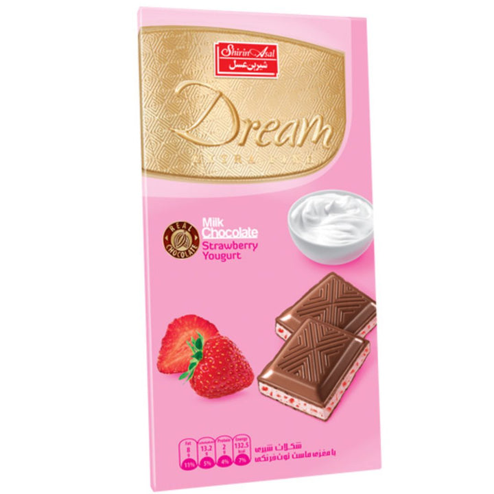 Dream Extra Fine Milk Chocolate Strawberry Yoghurt, 100g