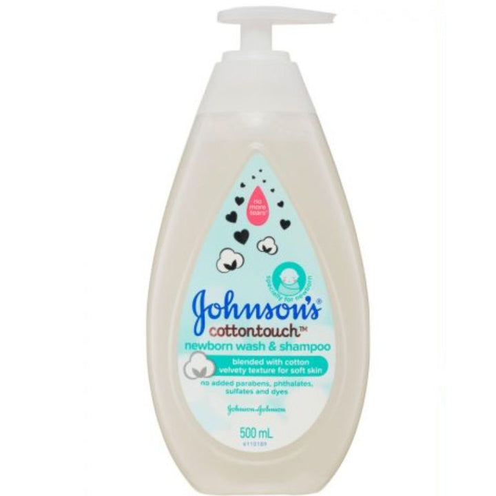 Johnson's Baby Cottontouch 2-in-1 Bath & Shampoo, 500ml