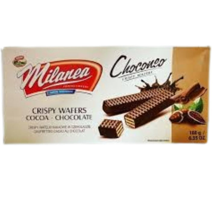 Milanea Crispy Wafers Cocoa Chocolate, 180g