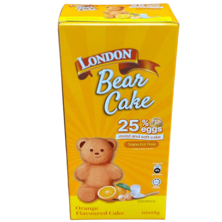 London Bear Cake Orange, 18g x10